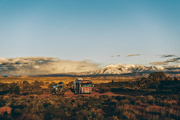 boondocking rv and a vanagon