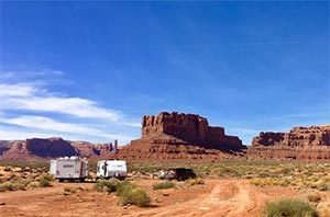 Valley of the Gods Camping