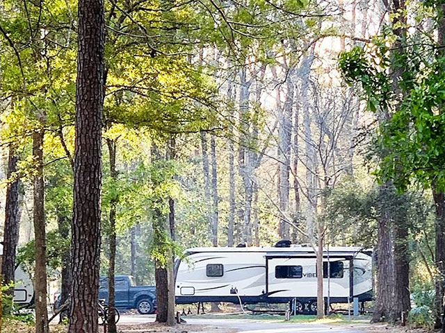 Spring break camping