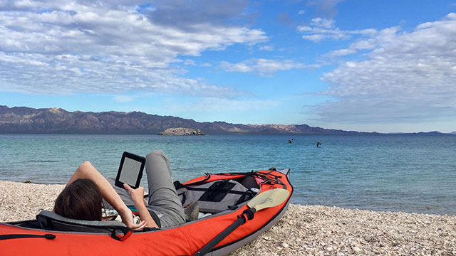 camping kindle paperwhite