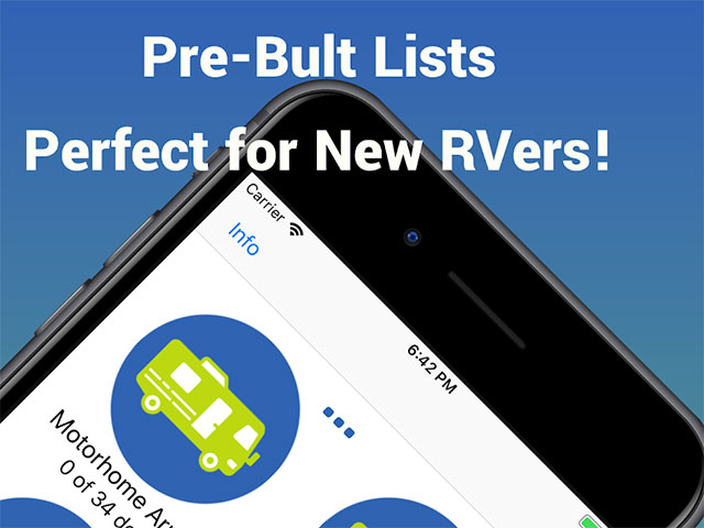 rv checklist