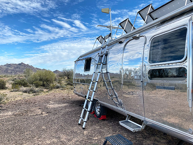 Ohuhu 12.5 FT Aluminum Telescopic Extension Ladder
