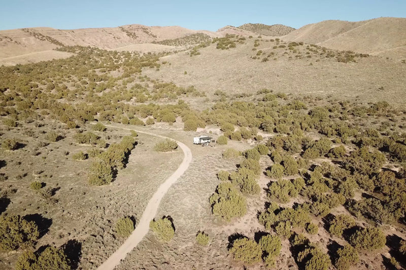 Open campsite in Utah