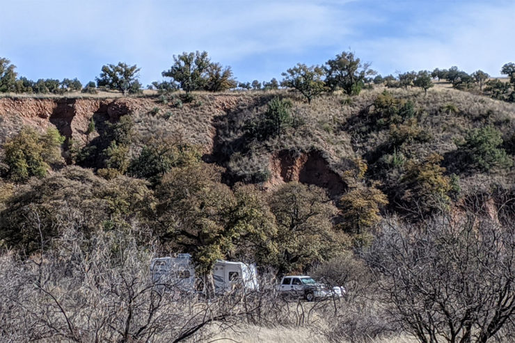 Gardner Canyon Road camping Arizona