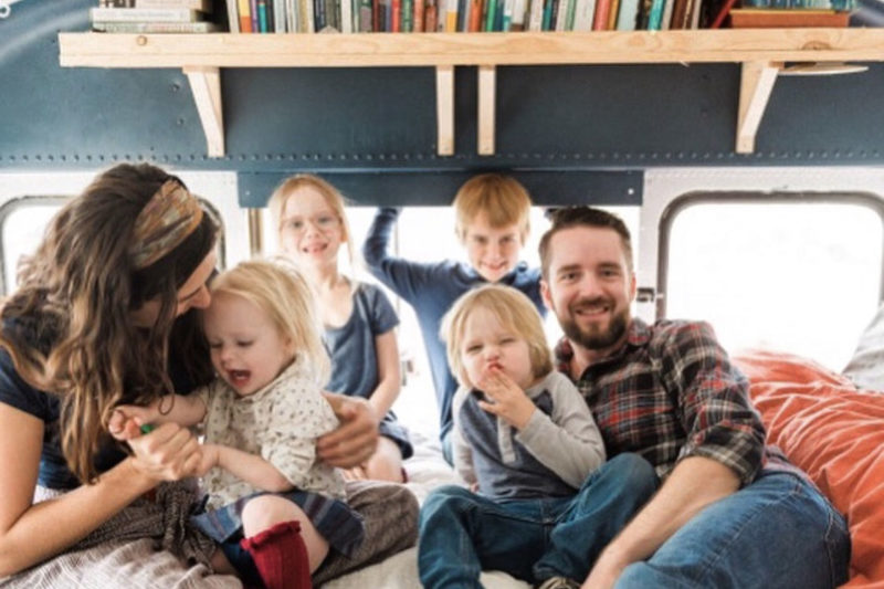 contented nomads family photo