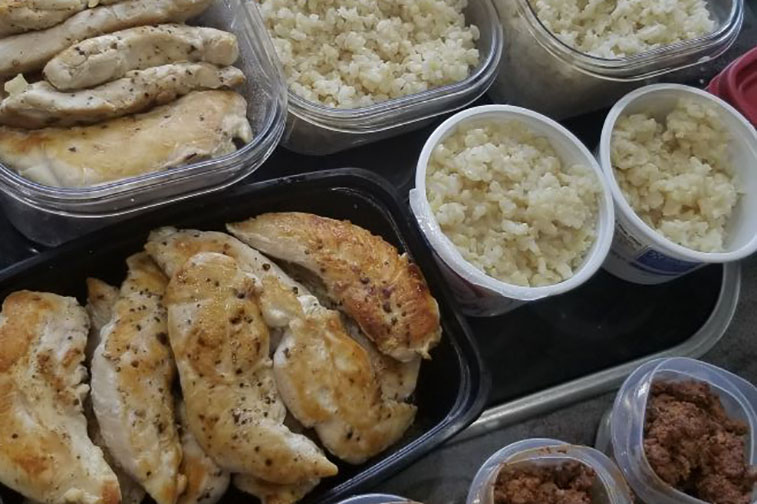 prep meals ahead of time