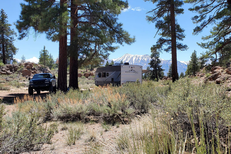 Owens Gorge Road Dispersed Camping