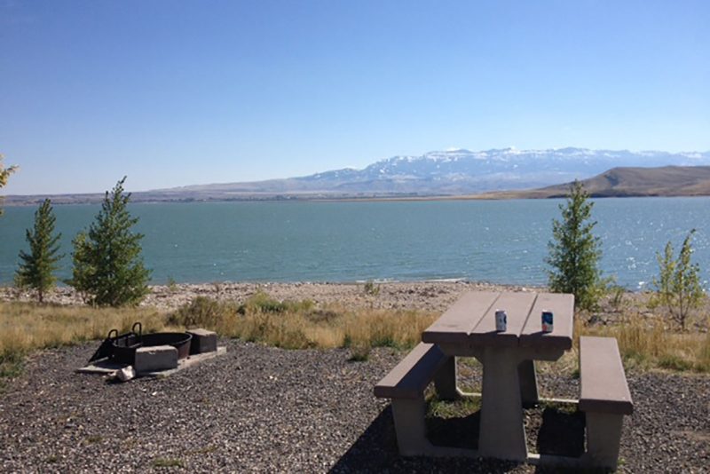 North Shore Bay Campground Buffalo Bill State Park