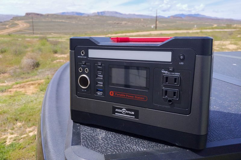 ROCKPALS 500W Portable Power Station, 540Wh Lithium Battery Solar Generator Backup Power Supply