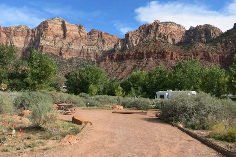 Watchman Campground Zion National Park