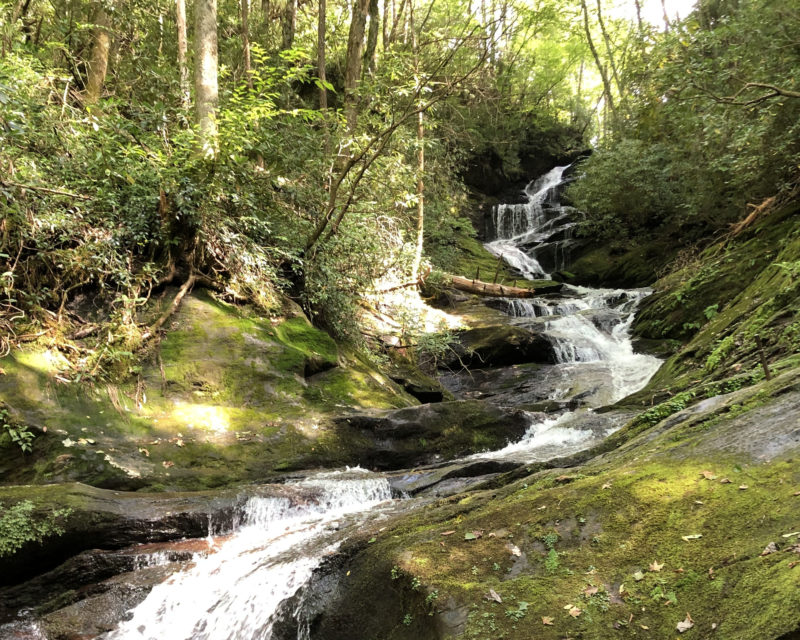 Waterfall at Black Mountain Campground