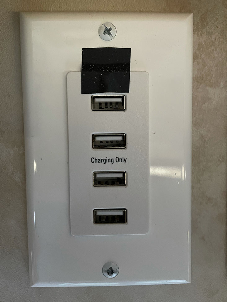 USB ports