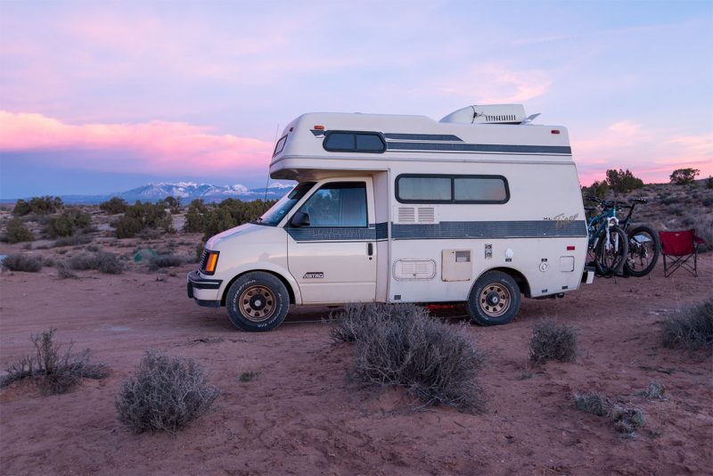 broken down rv