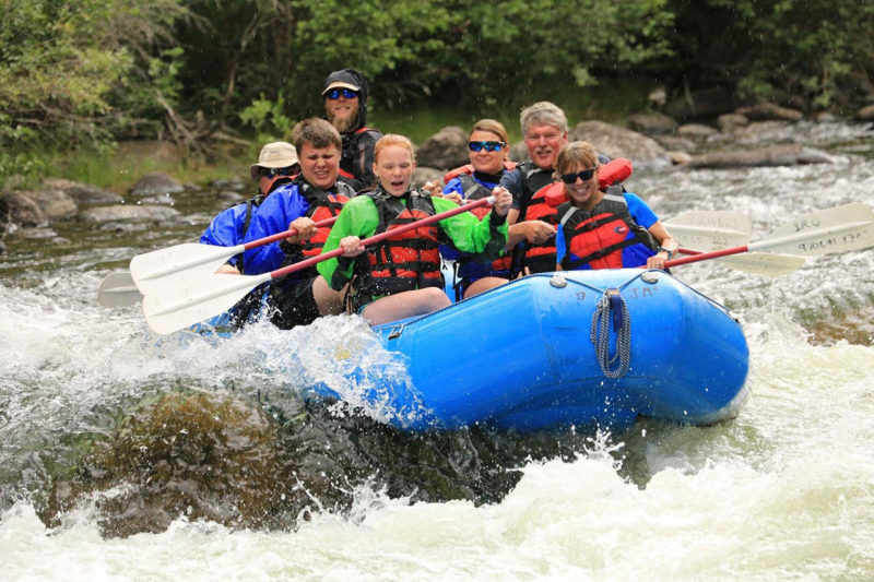 family white water rafting