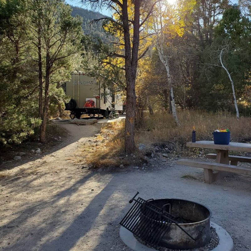 Camping in Great Basin National Park.