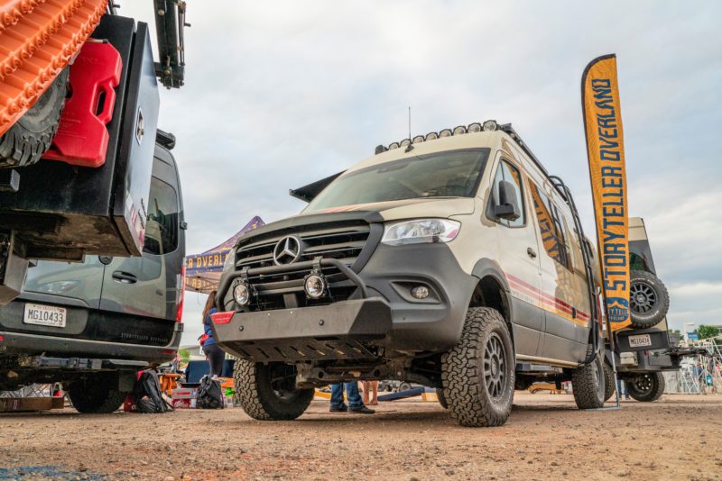 Off-road campervan at the Overland Expo in Colorado